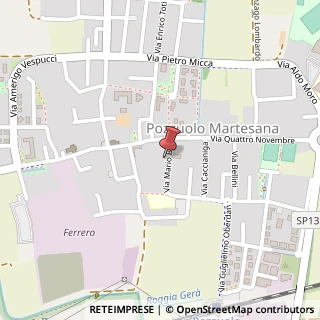 Mappa Via Mario Belli, 16, 20060 Pozzuolo Martesana, Milano (Lombardia)