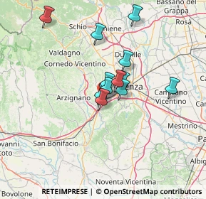Mappa Via Corte Tomasi, 36077 Altavilla Vicentina VI, Italia (9.92667)