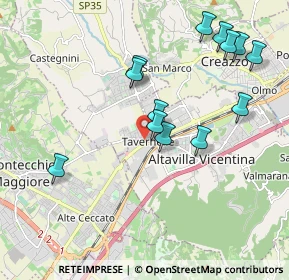 Mappa Via Corte Tomasi, 36077 Altavilla Vicentina VI, Italia (2.00692)