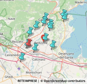 Mappa Via Cogozzo di Sopra, 25081 Bedizzole BS, Italia (6.20286)