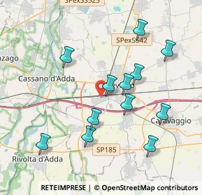 Mappa Via Rossaro, 24047 Treviglio BG, Italia (3.76667)