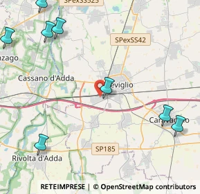 Mappa Via Rossaro, 24047 Treviglio BG, Italia (6.65364)