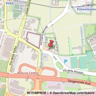 Mappa Via Borgosatollo, 7, 25124 Brescia, Brescia (Lombardia)