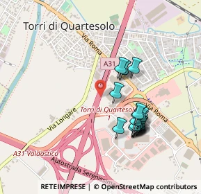 Mappa A31, 36040 Torri di Quartesolo VI, Italia (0.4225)