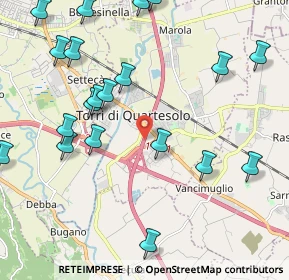 Mappa A31, 36040 Torri di Quartesolo VI, Italia (2.544)