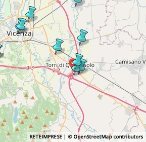 Mappa A31, 36040 Torri di Quartesolo VI, Italia (4.66455)