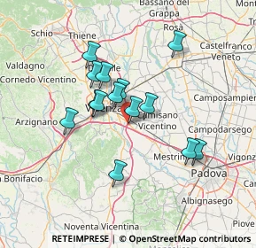 Mappa A31, 36040 Torri di Quartesolo VI, Italia (11.275)