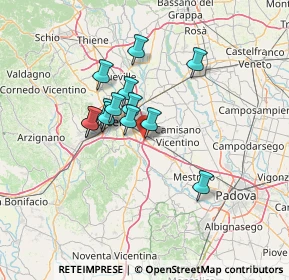 Mappa A31, 36040 Torri di Quartesolo VI, Italia (10.29769)