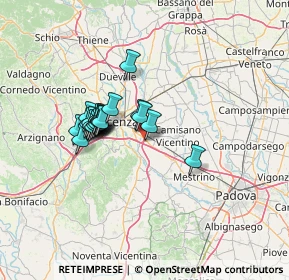 Mappa A31, 36040 Torri di Quartesolo VI, Italia (10.3845)