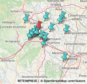 Mappa A31, 36040 Torri di Quartesolo VI, Italia (10.58444)