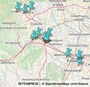 Mappa A31, 36040 Torri di Quartesolo VI, Italia (14.29417)