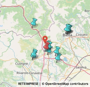 Mappa Via Roma, 10013 Borgofranco d'Ivrea TO, Italia (12.73083)