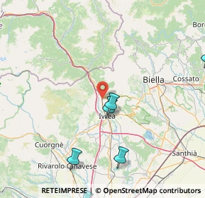 Mappa Via Roma, 10013 Borgofranco d'Ivrea TO, Italia (30.61636)