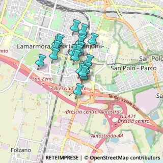 Mappa Via della Volta, 25100 Brescia BS, Italia (0.672)