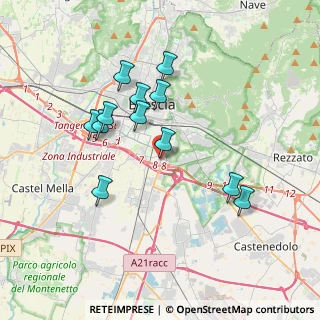 Mappa Via della Volta, 25100 Brescia BS, Italia (3.37583)