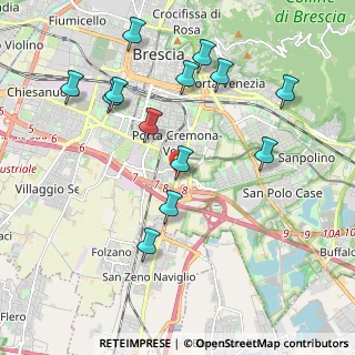 Mappa Via della Volta, 25100 Brescia BS, Italia (2.10154)