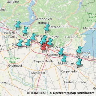 Mappa Via della Volta, 25100 Brescia BS, Italia (14.608)