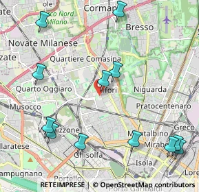 Mappa Via Privata Pozzuoli, 20161 Milano MI, Italia (2.60833)