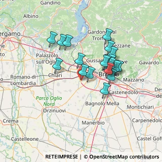 Mappa Via Lograto, 25039 Travagliato BS, Italia (11.784)