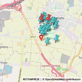 Mappa Via Lograto, 25039 Travagliato BS, Italia (0.743)