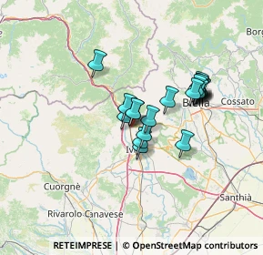 Mappa Vicolo dei Pescatori, 10013 Borgofranco d'Ivrea TO, Italia (10.362)