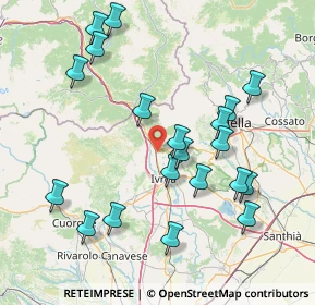 Mappa Via delle Chiese, 10013 Borgofranco d'Ivrea TO, Italia (16.509)