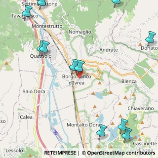 Mappa Via delle Chiese, 10013 Borgofranco d'Ivrea TO, Italia (3.21333)
