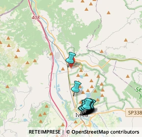 Mappa Vicolo dei Pescatori, 10013 Borgofranco d'Ivrea TO, Italia (4.9355)