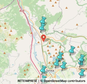Mappa Via delle Chiese, 10013 Borgofranco d'Ivrea TO, Italia (6.31769)