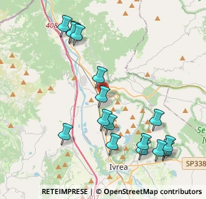 Mappa Vicolo dei Pescatori, 10013 Borgofranco d'Ivrea TO, Italia (4.355)