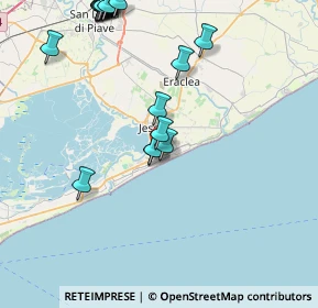 Mappa Via Dune, 30016 Jesolo VE, Italia (10.121)