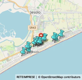 Mappa Via Dune, 30016 Jesolo VE, Italia (1.0525)