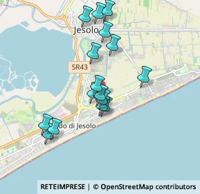 Mappa Via Dune, 30016 Jesolo VE, Italia (1.64125)