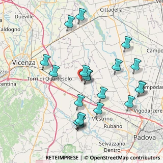 Mappa Via Pio la Torre, 36043 Camisano Vicentino VI, Italia (8.3)