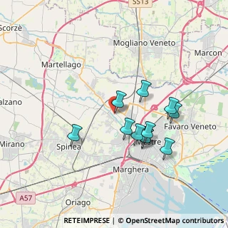 Mappa Via A. Carriera, 30174 Venezia VE, Italia (3.16091)