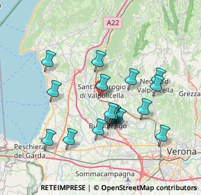 Mappa Via Galileo Galilei, 37015 Sant'Ambrogio di Valpolicella VR, Italia (6.59444)