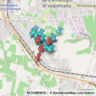 Mappa Via Papa Giovanni XXIII, 37015 Sant'Ambrogio di Valpolicella VR, Italia (0.21667)