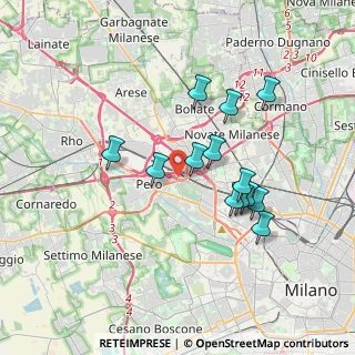 Mappa Via Triboniano, 20157 Milano MI, Italia (3.18846)