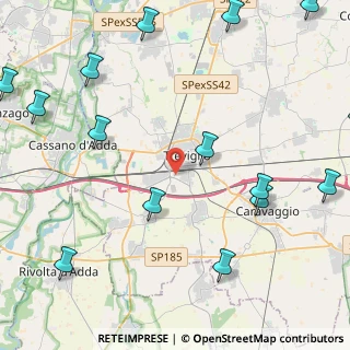Mappa Via Casirate Vecchia, 24047 Treviglio BG, Italia (6.22667)
