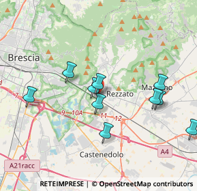 Mappa Via Bormioli, 25135 Brescia BS, Italia (4.90769)