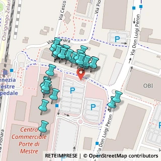 Mappa Via Peppino Impastato, 30174 Venezia VE, Italia (0.08621)