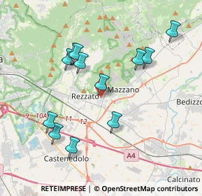 Mappa Anni Azzurri, 25086 Rezzato BS, Italia (3.76833)