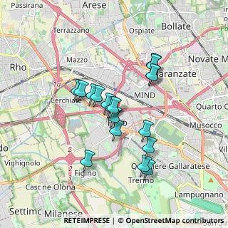 Mappa Piazzale Unità d'Italia, 20016 Pero MI, Italia (1.44278)
