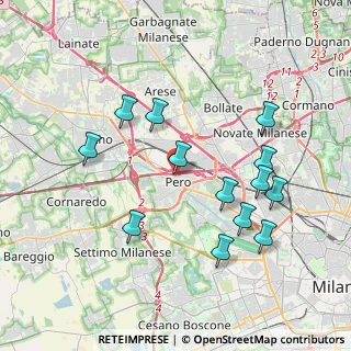 Mappa Piazzale Unità d'Italia, 20016 Pero MI, Italia (3.85846)