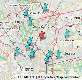 Mappa Viale Monza, 20100 Milano MI, Italia (3.99154)