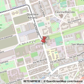 Mappa Via Adriano, 49, 20128 Milano, Milano (Lombardia)
