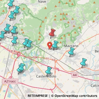 Mappa Via Giovanni Amendola, 25086 Rezzato BS, Italia (5.9775)