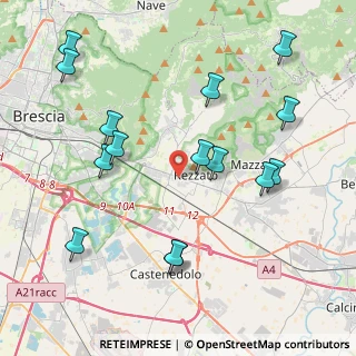 Mappa Via Giovanni Amendola, 25086 Rezzato BS, Italia (4.60533)