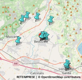 Mappa Via Montescantino, 25081 Bedizzole BS, Italia (3.42923)