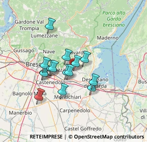 Mappa Via Montescantino, 25081 Bedizzole BS, Italia (10.45733)